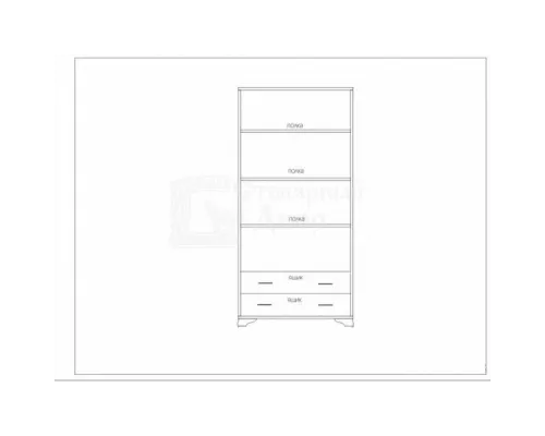 Шкаф 2 створчатый Форест 114