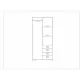 Шкаф 2 створчатый Форест 109
